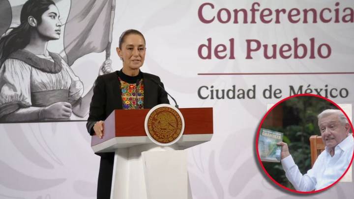 Sheinbaum reconoce a López Obrador y su nuevo libro: 'nos dio una noticia muy bonita'