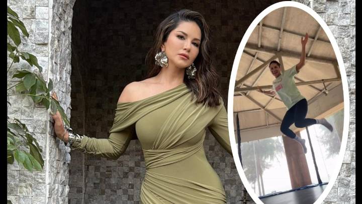 Like Sunny Leone, Jumping On A Trampoline Can Be A Fun, Effective and Joint