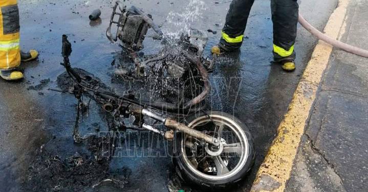 Joven muere en Victoria tras incendiarse mientras reparaba una motocicleta