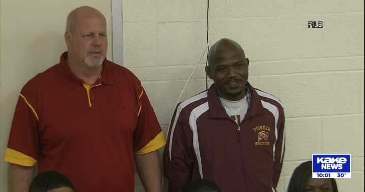 Remembering Kenneth Taylor Jr.: Wrestlers honor Wichita coach weeks after his passing