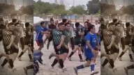 Brutal gresca en un partido de fútbol en Rawson