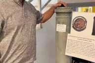 Familia usaba como cubeta posible pieza de misil de la II Guerra Mundial