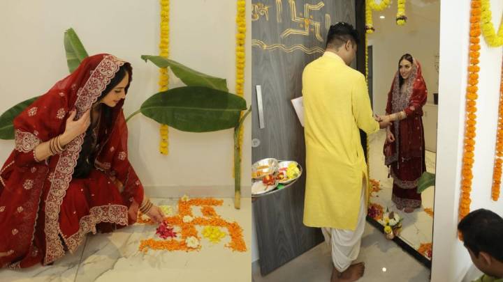 ABCD Fame Lauren Gottlieb Performs Griha Pravesh of New Home With Hindu Rituals