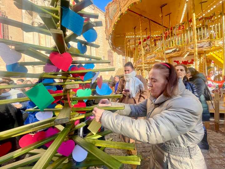 Un árbol lleno de deseos conmemora el Día Internacional de las Personas con Discapacidad en Toledo