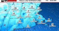 Arctic weather blast will bring snow squalls to Massachusetts. Maps show how cold it will get.