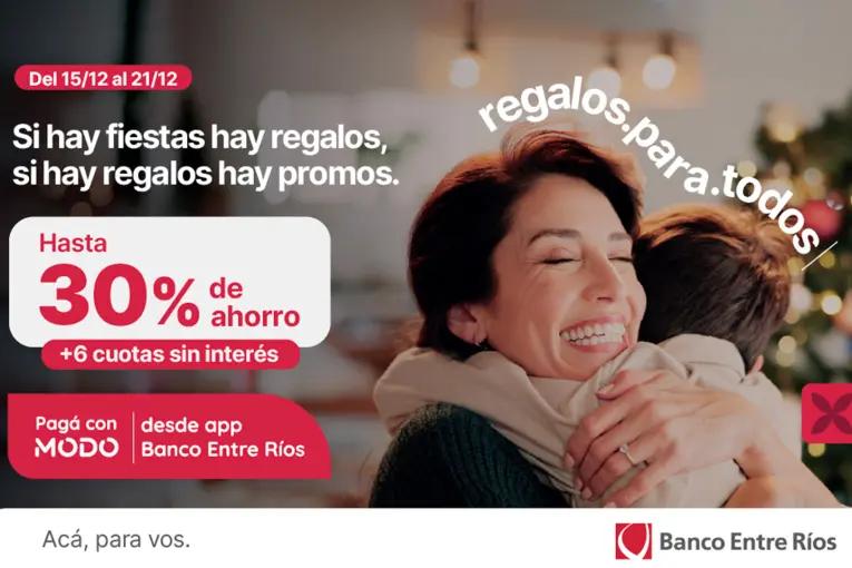 Banco Entre Ríos celebra la Navidad con beneficios exclusivos y grandes promociones