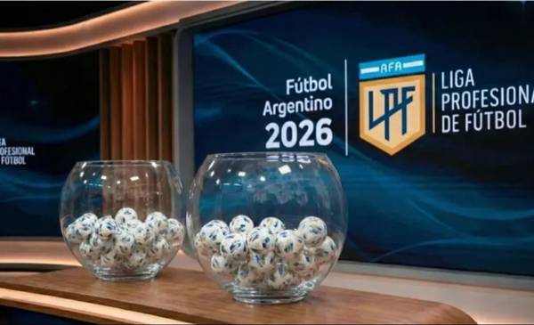 La AFA sorteó el Apertura 2026: así quedaron los grupos y los interzonales