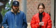Maya Hawke & Boyfriend Christian Lee Hutson Take Adorable Dog for a Walk in NYC | Christian Lee Hutson, Maya Hawke 