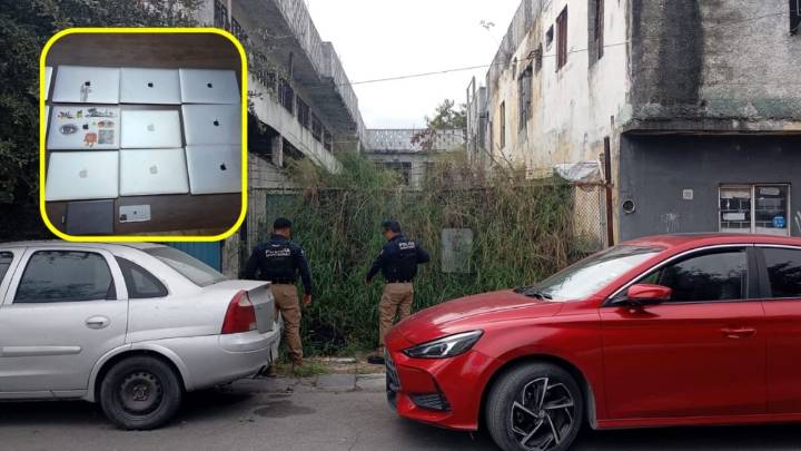 Hallan 12 laptops robadas de una agencia en Monterrey gracias a rastreo GPS