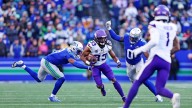 Vikings’ Aaron Jones dealing with shoulder injury after brutal Seahawks loss