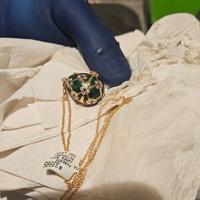 Police recover a stolen and swallowed Fabergé pendant after a 6