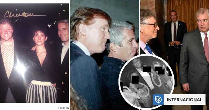 Publican nuevas imágenes del archivo de Epstein con Trump, Clinton, Branson y Bill Gates en reuniones