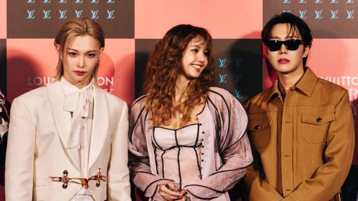 Lisa, J-Hope, Felix Attend LV The Place Seoul Opening