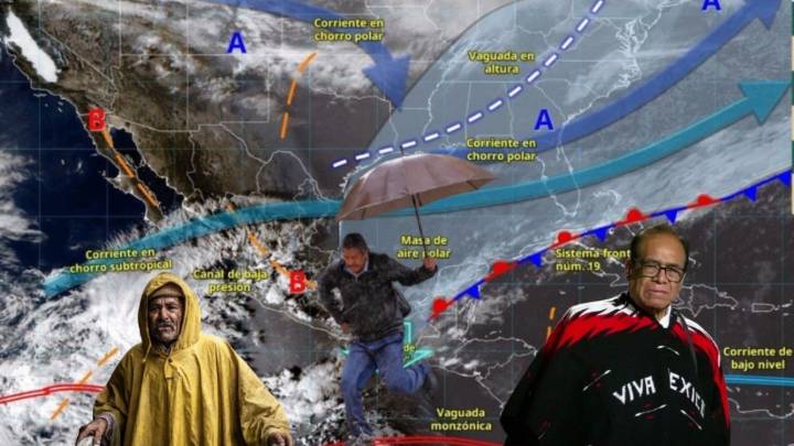 Conagua alerta por Frente Frío 19 y Evento Norte, se extenderán por México con lluvias intensas, heladas y deslaves