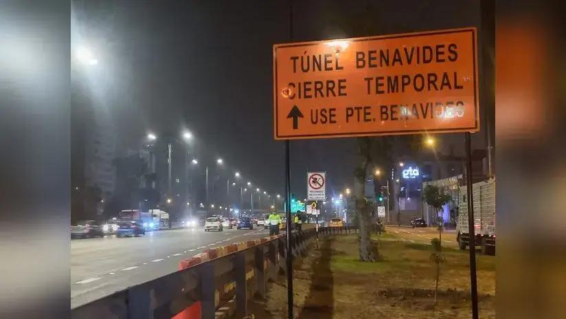 Surco: Policía y Serenazgo impiden cierre del túnel Benavides tras fin de operaciones anunciado por Rutas de Lima