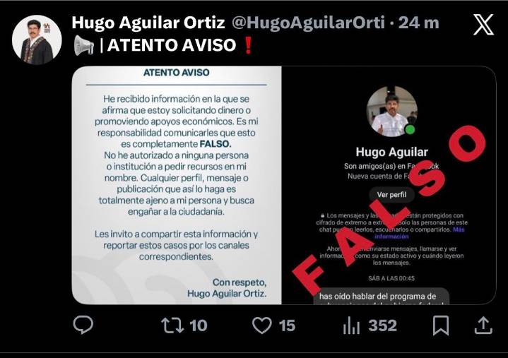 Tres ministros de la Corte denuncian suplantación de identidad en redes y WhatsApp