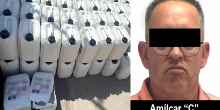 Sentencian a hombre que transportaba más de tonelada y media de metanfetamina en bidones de refresco