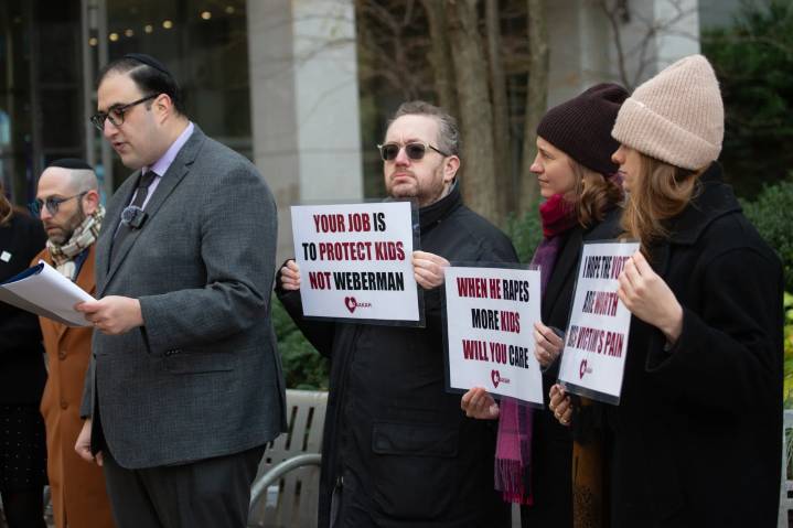 Survivor fights Weberman’s bid for freedom