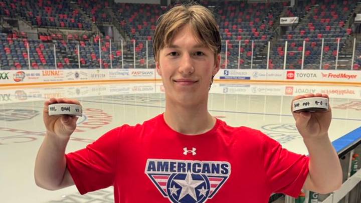 Wendt scores incredible goalie goal for WHL's Americans