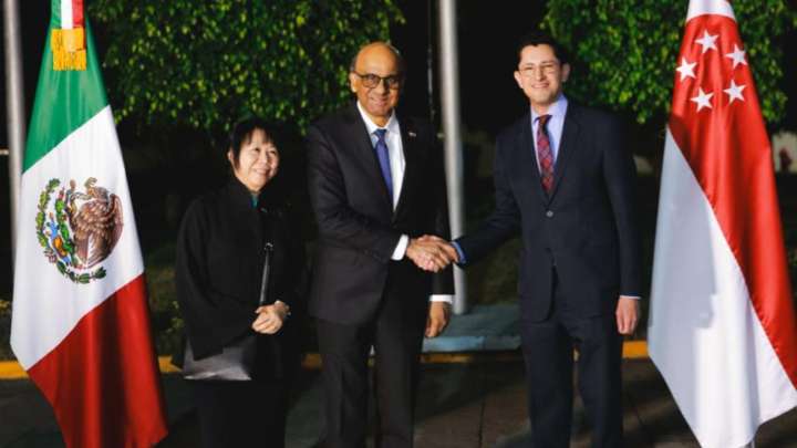 Presidente de Singapur Llega a México; Se reunirá con Sheinbaum Este Lunes 1 de Diciembre