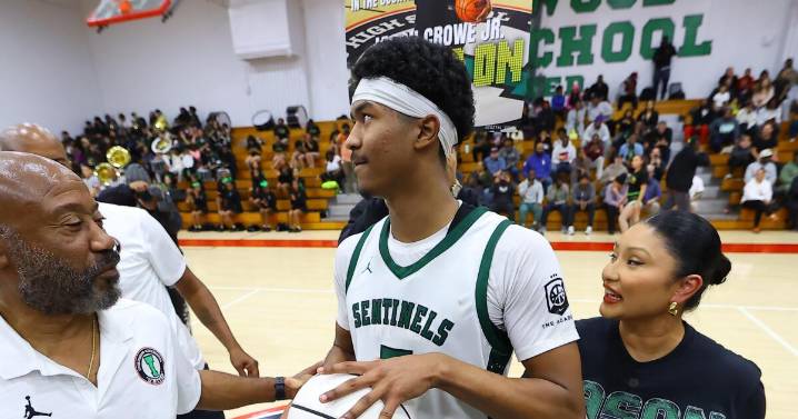 Senior guard Jason Crowe Jr. of Inglewood High becomes California's all