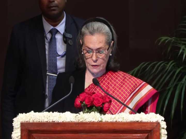 Sonia Gandhi accuses BJP of “vilifying” Nehru’s legacy