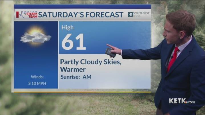 Friday Evening Forecast: Warmer temperatures expected this weekend