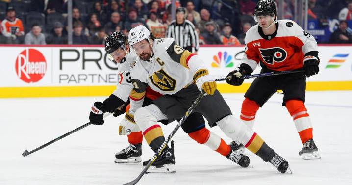 Stone scores in OT to lift the Golden Knights over the Flyers 3