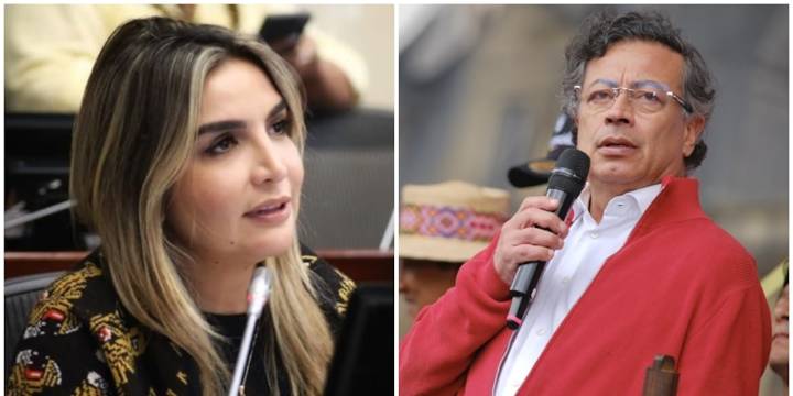 Nadia Blel respondió a Petro tras llamar a la oposición “extorsionistas” y advirtió que el pueblo está siendo “usado” para justificar sus errores