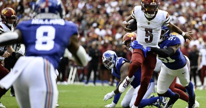 Jayden Daniels is back. Now the Commanders need him to scramble safely.