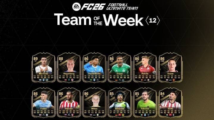 Inter Milan's Lautaro Martínez leads TOTW 12 in EA FC 26
