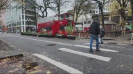 Double-decker bus bar parked on Burnside sees business increase downtown after slow post
