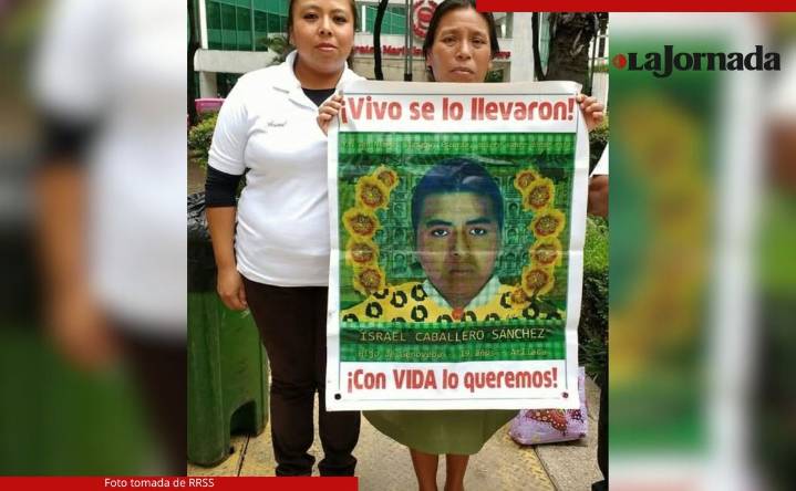 Muere madre de Israel Caballero Sánchez, uno de los 43 normalistas de Ayotzinapa