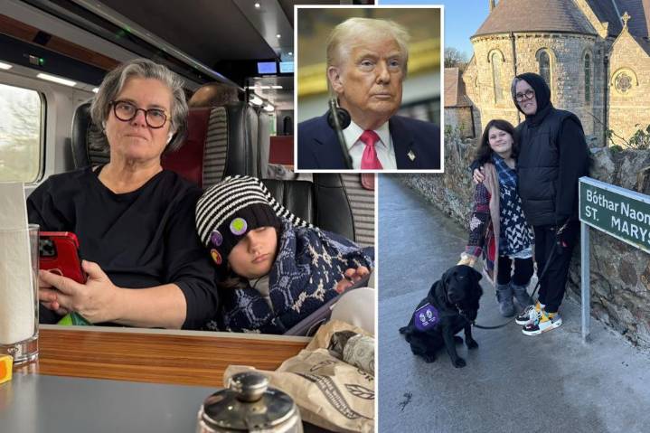 Rosie O'Donnell says daughter solely blames Trump for family's move out of the US