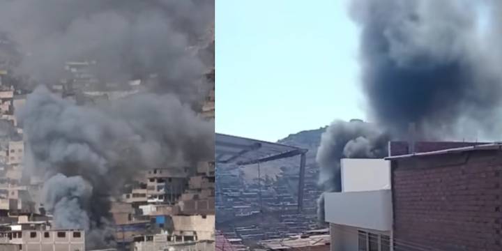 Gran incendio en el Rímac: difícil acceso retrasó la labor de los bomberos en la vivienda afectada