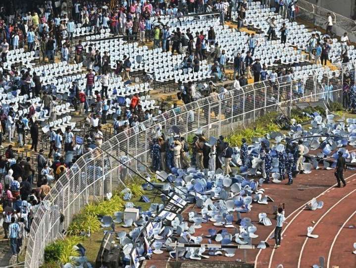 Messi’s tour of India gets off to chaotic start