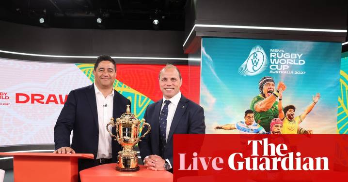 Rugby World Cup 2027 draw: Australia and New Zealand drawn in Pool A