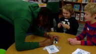 Bucks center Myles Turner builds Lego set with Milwaukee students