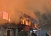 Massive Fire Damages Dozens of Shops in Srinagar’s Munawarabad 