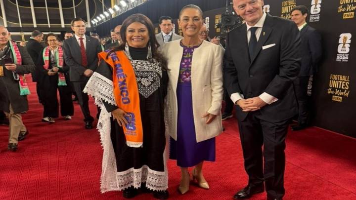 Claudia Sheinbaum y Donald Trump llegan al sorteo mundialista