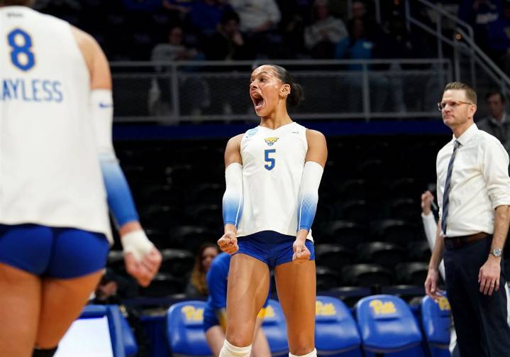 Pitt volleyball sets the tone early, sweeping UMBC to launch its NCAA tournament push