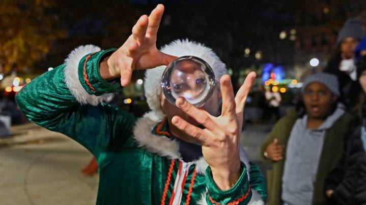 Lighting the Washington Monument for the 2025 holidays