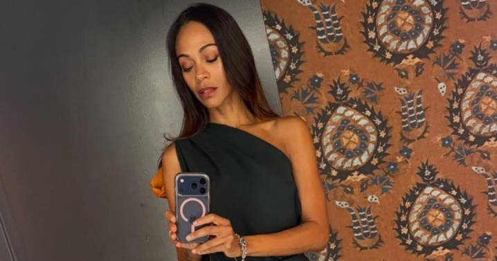 Zoe Saldana Turns Heads in Waist