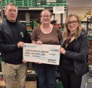 Telford pest control manufacturer makes £750 donation to Telford food bank and crisis support charity
