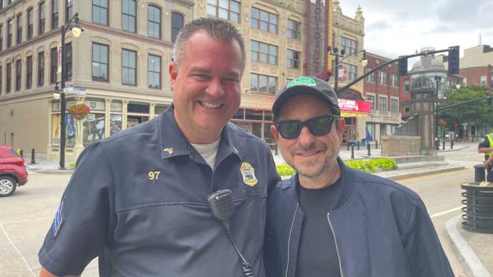How this Providence cop ended up on the movie set beat