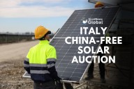 Italy’s China-Free Solar Auction Attracts Major Developers, €10 Billion Investment