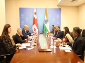 India, Georgia review bilateral relations at 8th Foreign Office C
