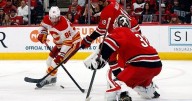 Bussi makes 15 saves for 1st NHL shutout, Ehlers scores in OT in Hurricanes' 1