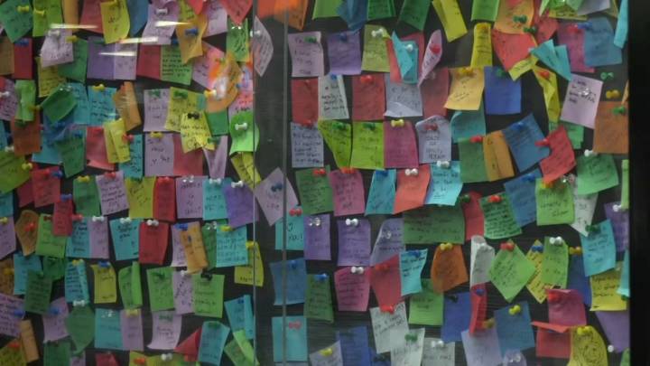 Times Square's 'Wishing Wall' reopens for confetti tradition