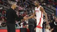 Rockets HC Ime Udoka celebrates Kevin Durant for 31,000 point milestone